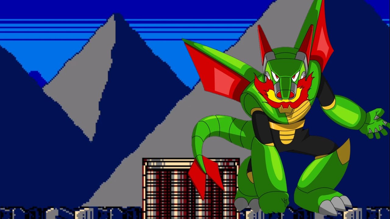 Mega Man Rock N Roll - Drake Man