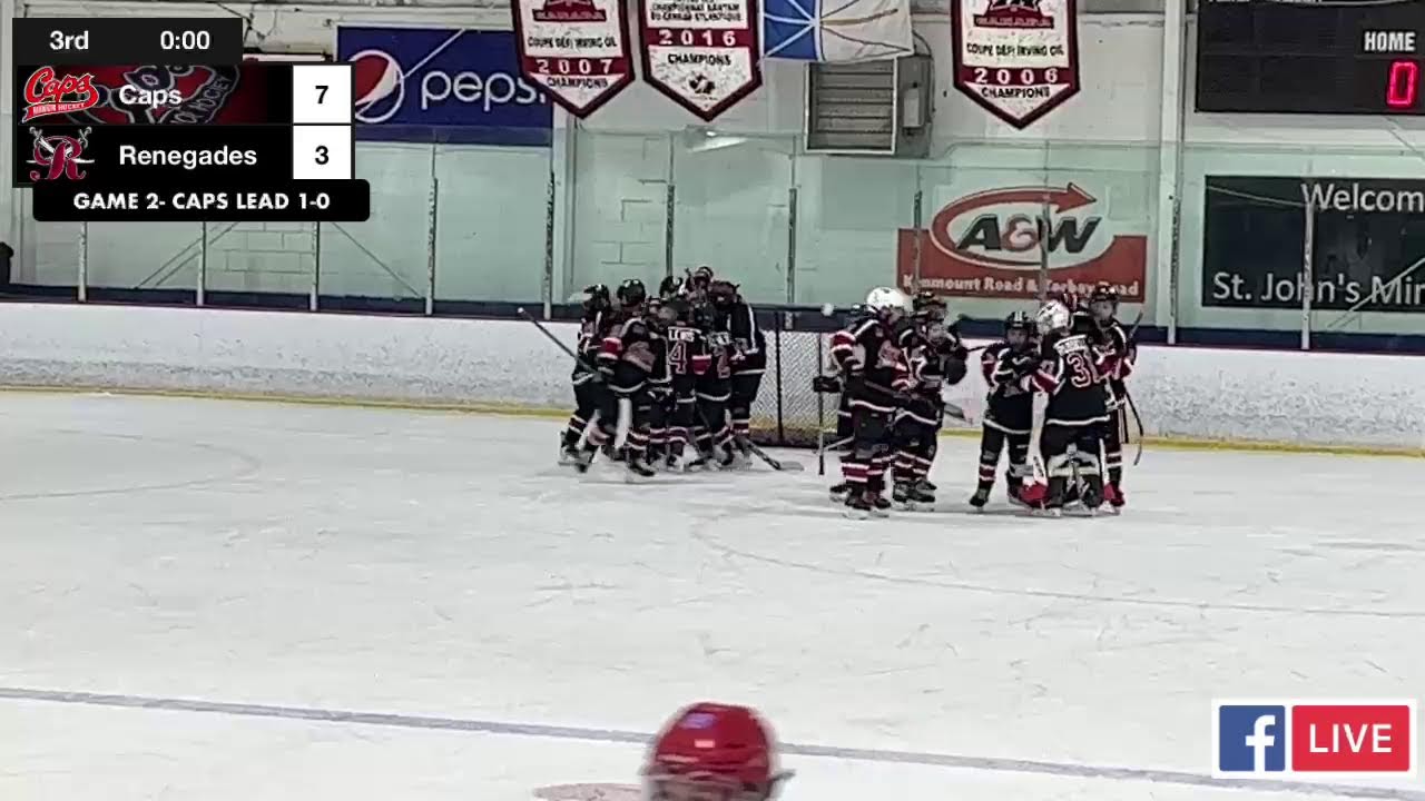 DJHL Playoffs U 11A Caps vs Renegades
