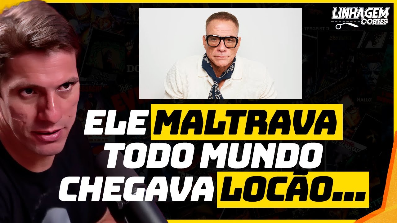 O COMPORTAMENTO E OS BASTIDORES DAS GRAVAÇÕES COM VAN DAMME