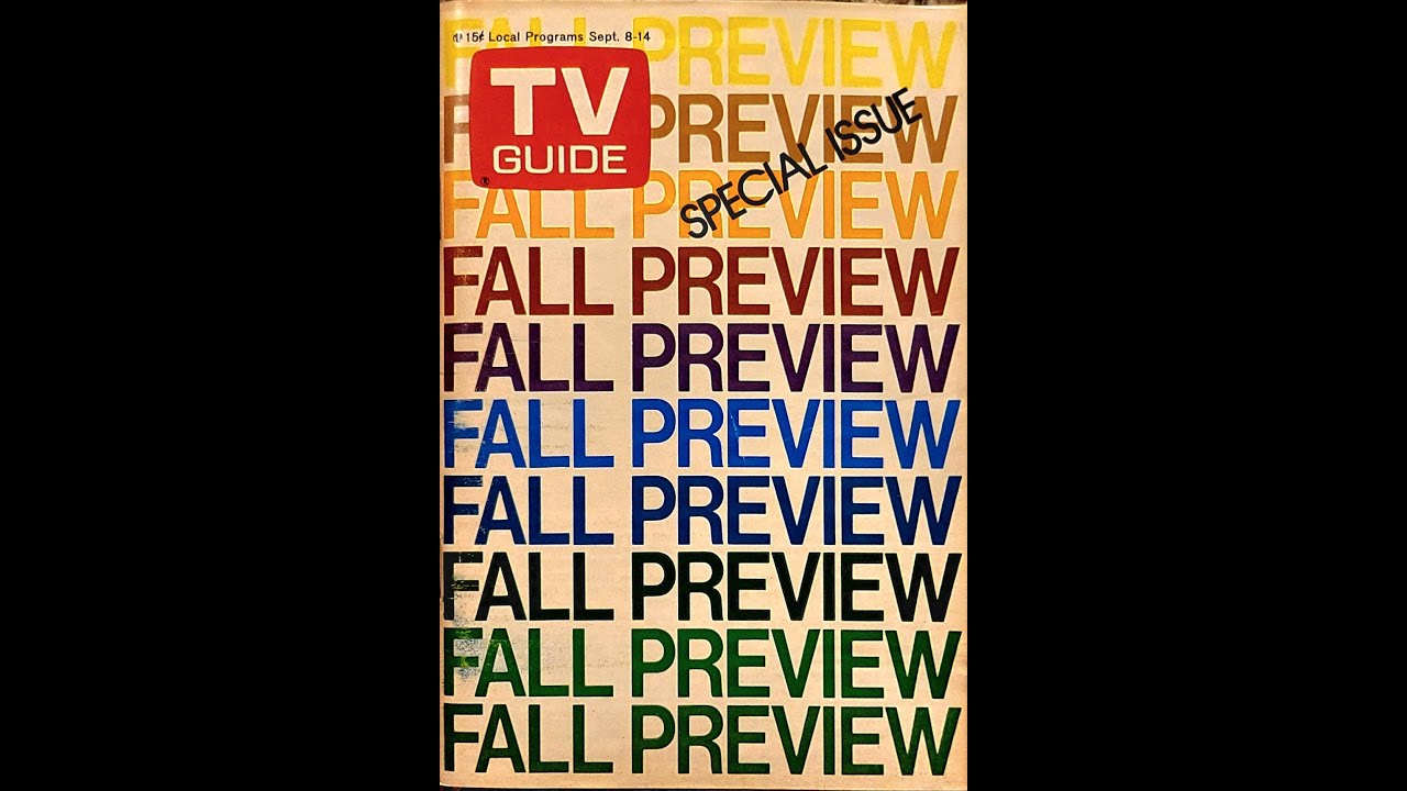 TV GUIDE FALL PREVIEW 1973--FULL ISSUE! COVER TO COVER!
