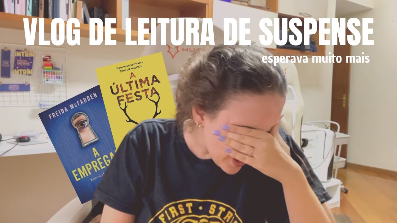 Li 2 livros de suspense hypados e esperava mais | vlog de leitura