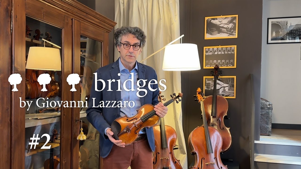 #2 Three tree bridges by Giovanni Lazzaro, Violinmaker, Cremona, Italy.