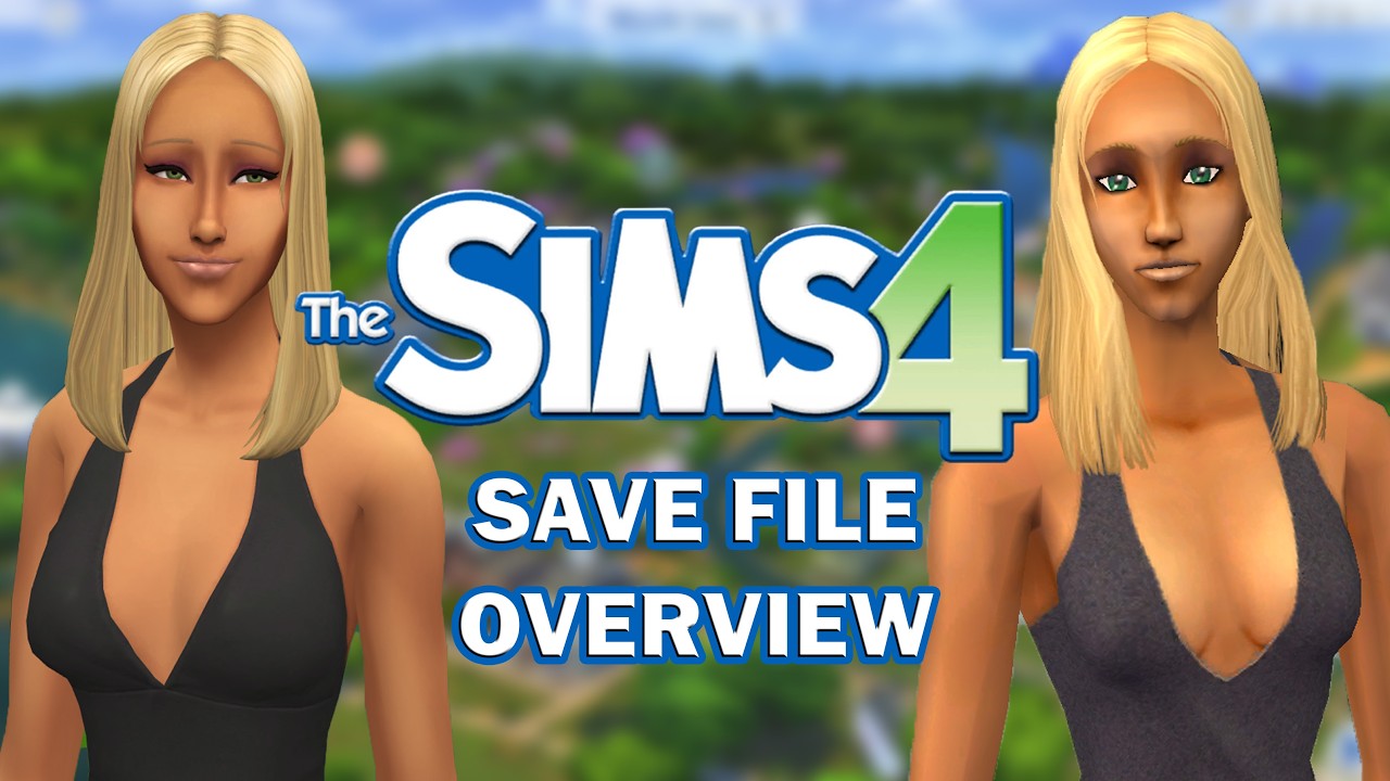 i turned the sims 4 into the sims 2 | save file overview