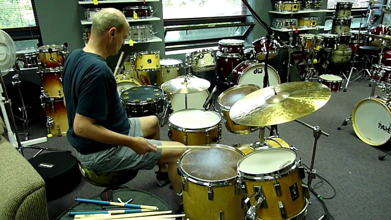Jerome Deupree Plays His Sonor Drums & Paiste Cymbals - Part 1
