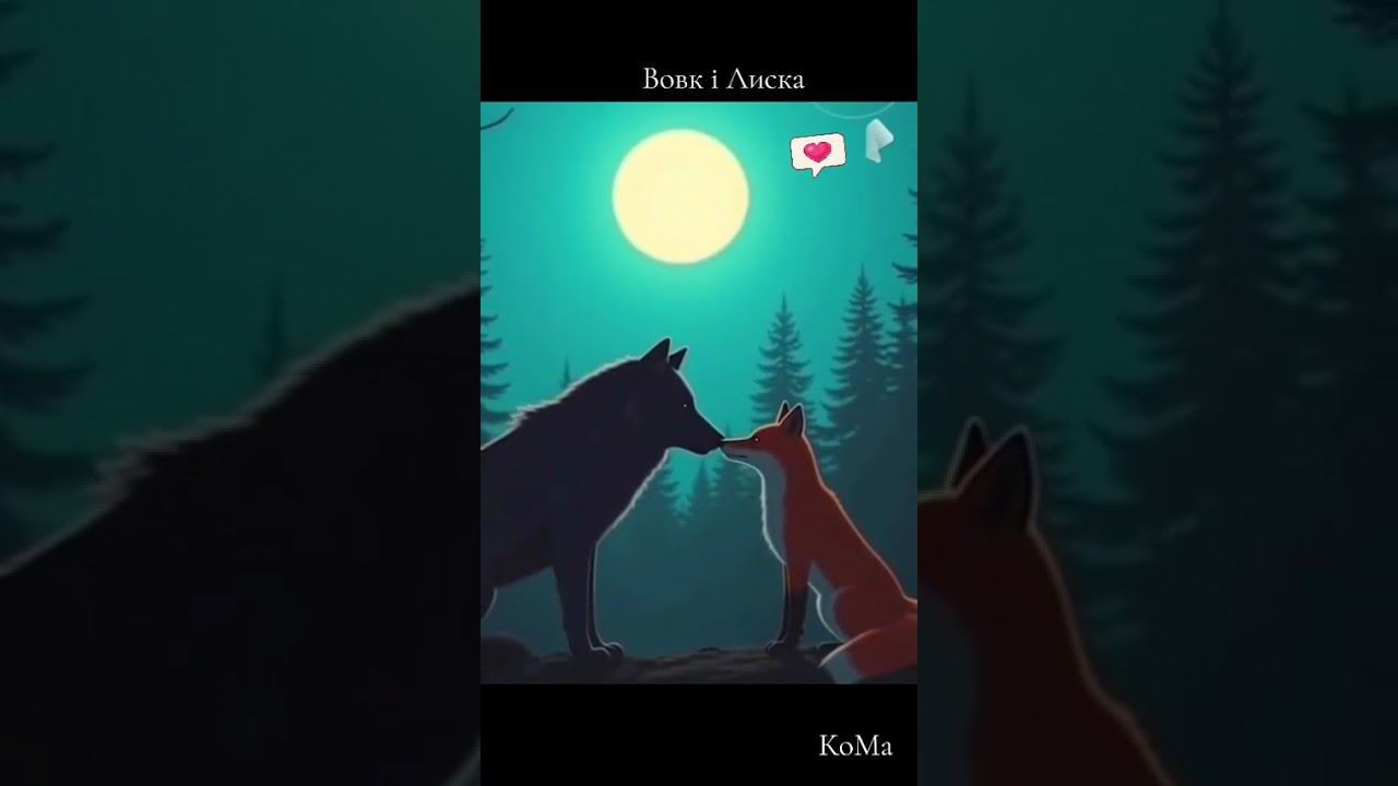 Вовк і Лиска 🐺🦊 Оксана Козак * Suno КоМа🫣 #творчество #кохання  #поэзия #песня #жиза