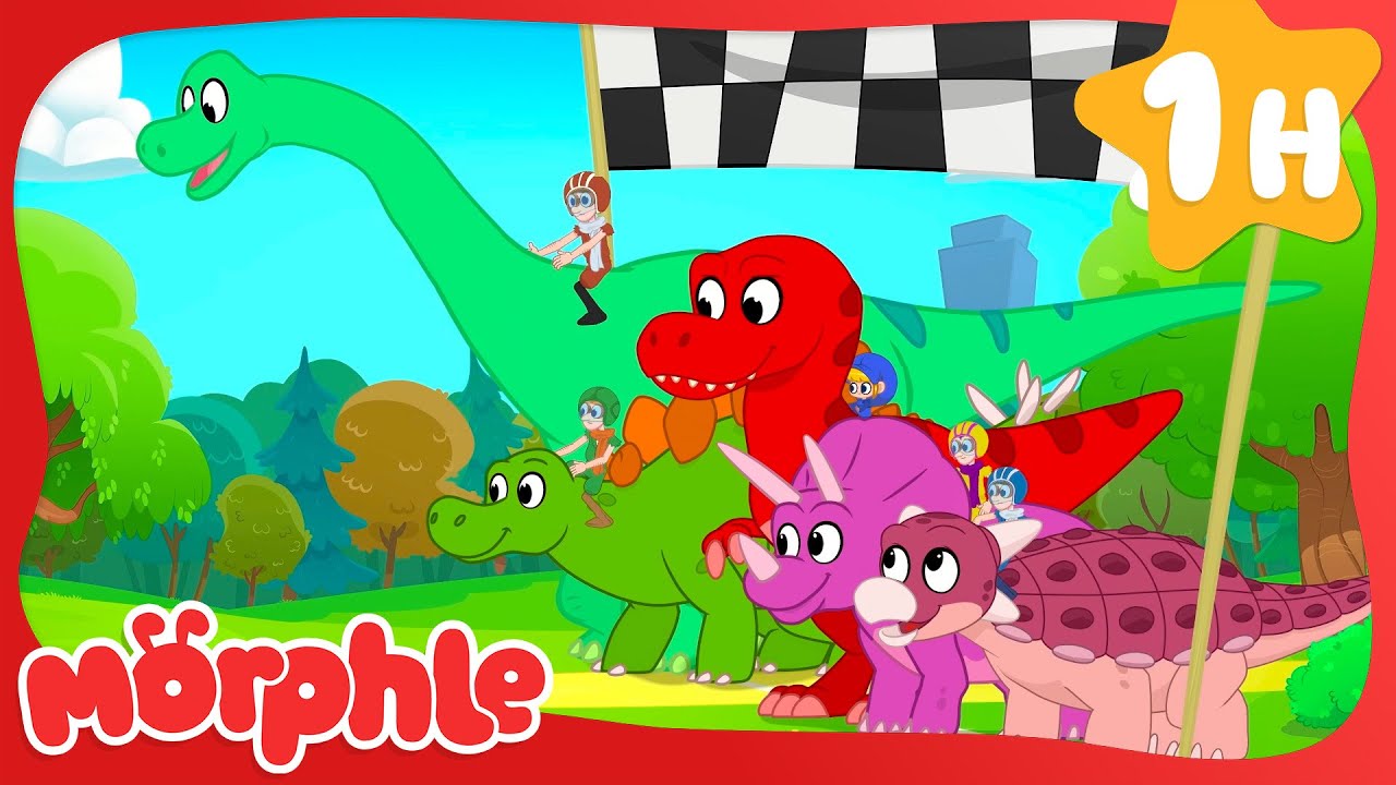 The Dinosaur Race | My Magic Pet Morphle | Morphle Dinosaurs | Cartoons for Kids