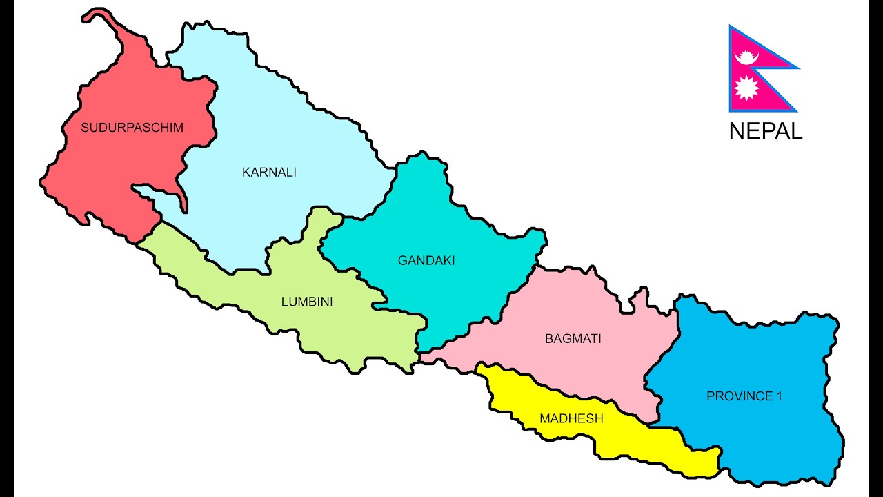 How to draw perfect Map of Nepal.  Nepal map. नेपाल