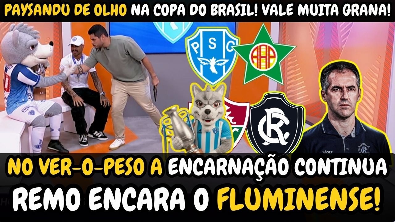 GLOBO ESPORTE PARÁ | 10/03/2026 | PAPÃO ESTREIA NA COPA DO BRASIL | REMO ENCARA O FLUMINENSE