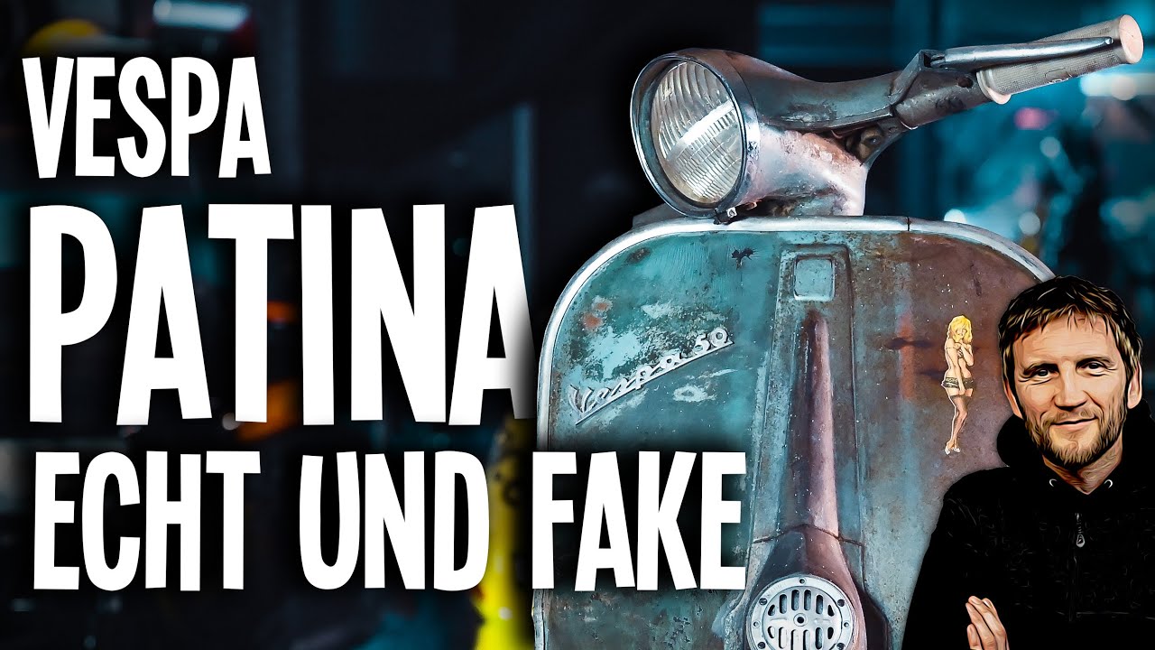 Patina Vespa Oldtimer Projekt - der natürliche Rawstyle