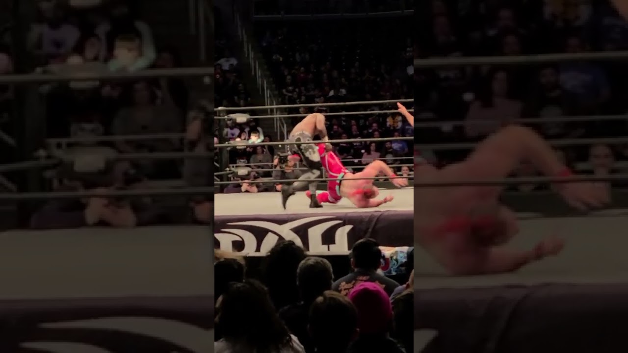 Swerve Strickland works the leg of Alex Zayne at Super Card of Honor XV 4/1/22