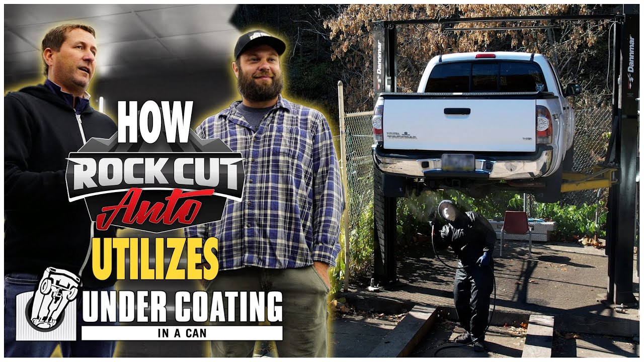 How Rock Cut Auto Utilizes Undercoating in a Can