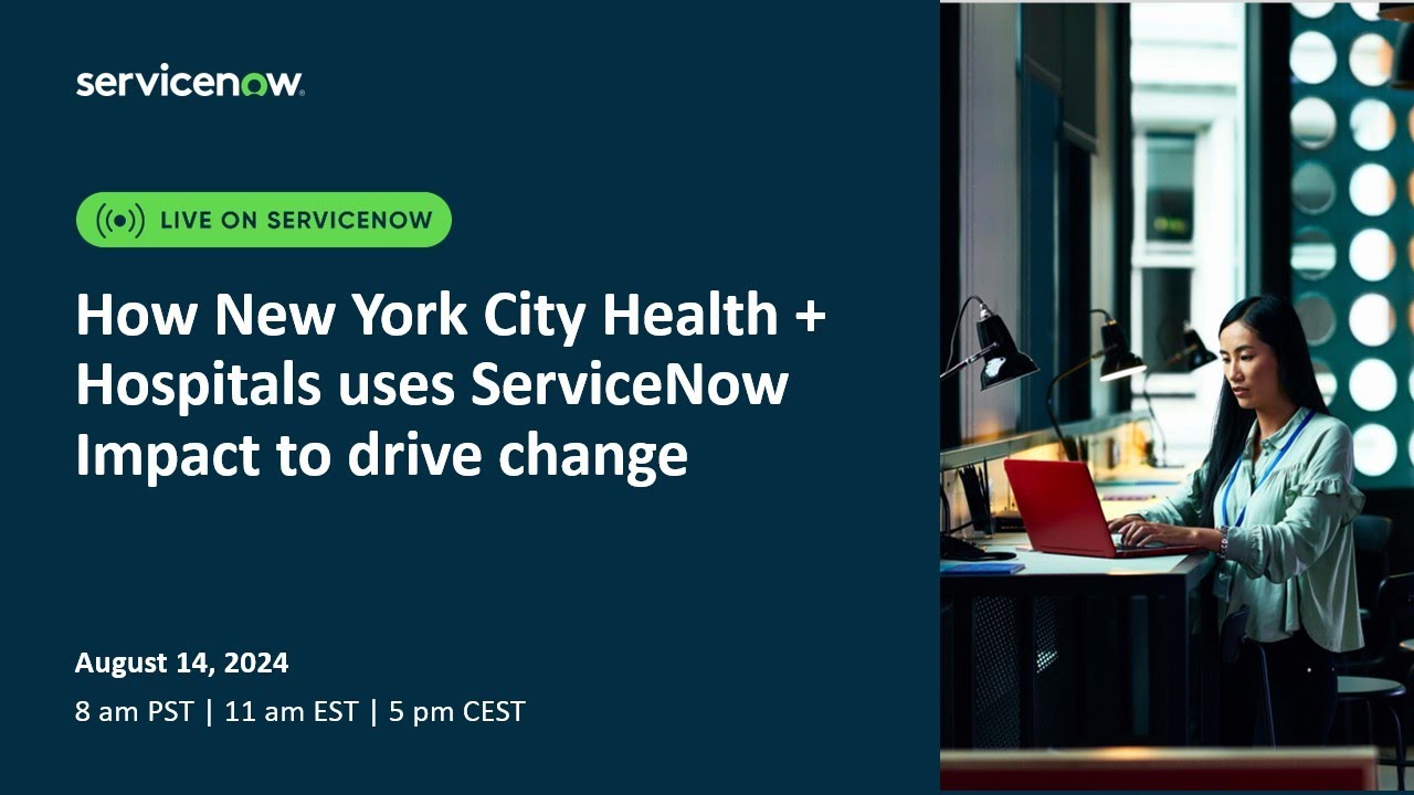 How New York City Health + Hospitals uses ServiceNow Impact to drive change