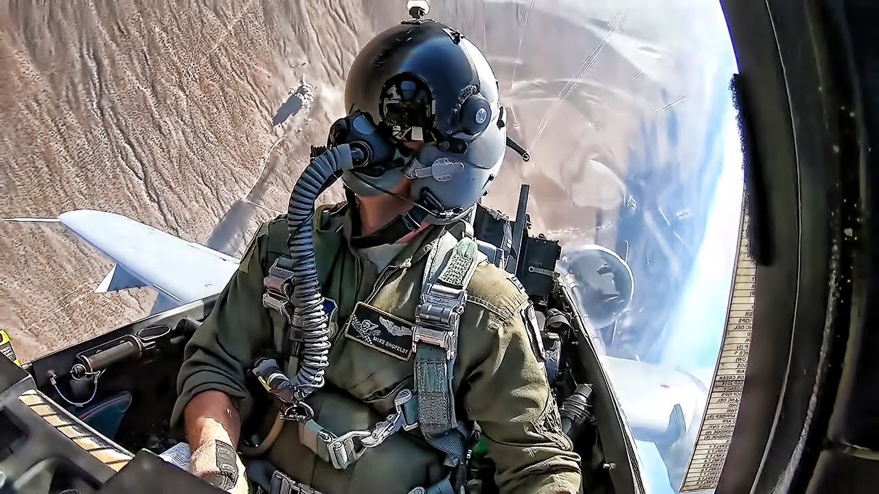 A-10 Thunderbolt II Cockpit During Bomb-Drop Training Runs
