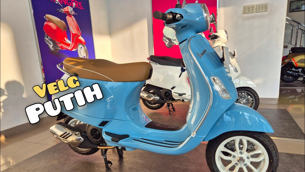 TERBARU ! VESPA Lx 125 Warna BIRU /Blue CAPRI