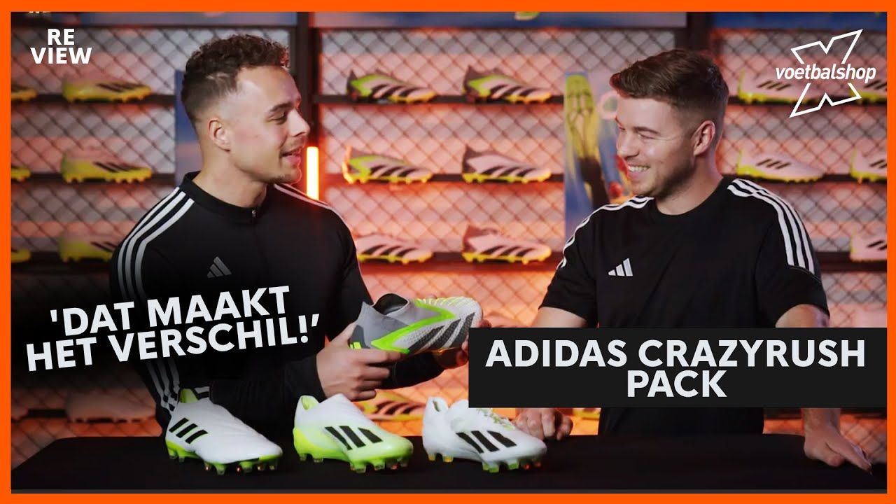 Start het nieuwe seizoen in stijl met de Crazyrush Pack van adidas | Voetbalshop