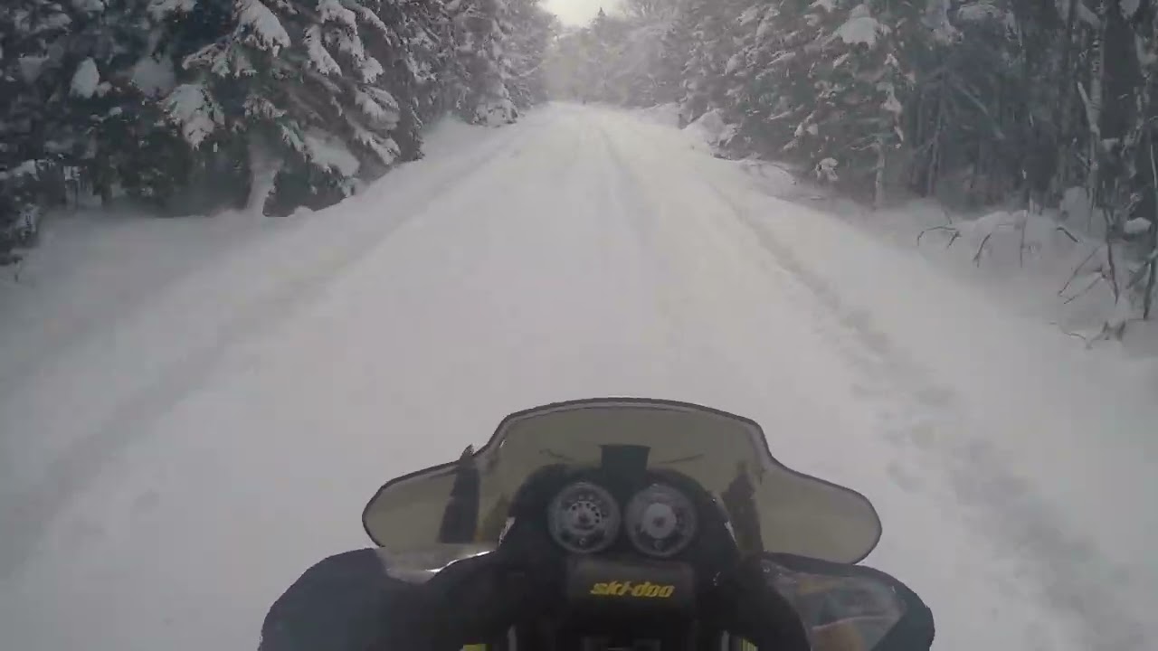 Snowmobile Michigan Trip part 6, by Copper Harbor 
