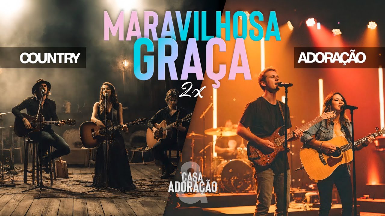 Uma Nova Vida ao Hino! Maravilhosa Graça em Dark Country + Worship