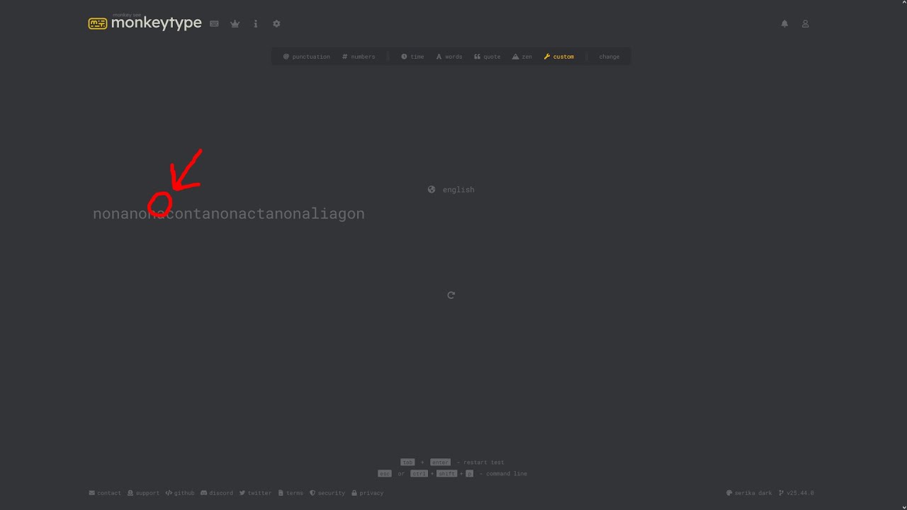 i got 177 on nonanonacontanonactanonaliagon in monkeytype
