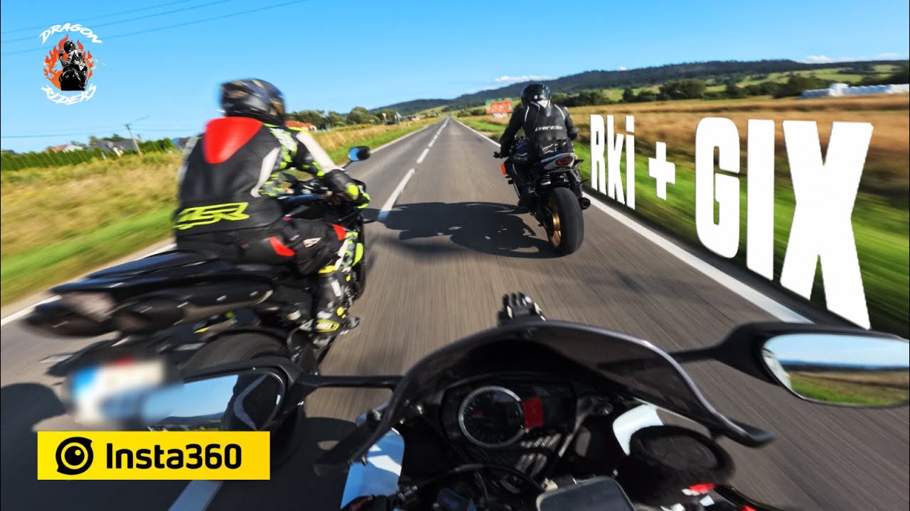 DragonRiders - R1 / R6 / R6 / GSX-R 750 - Trasa Chabówka - Zamek Nidzica. PART 1