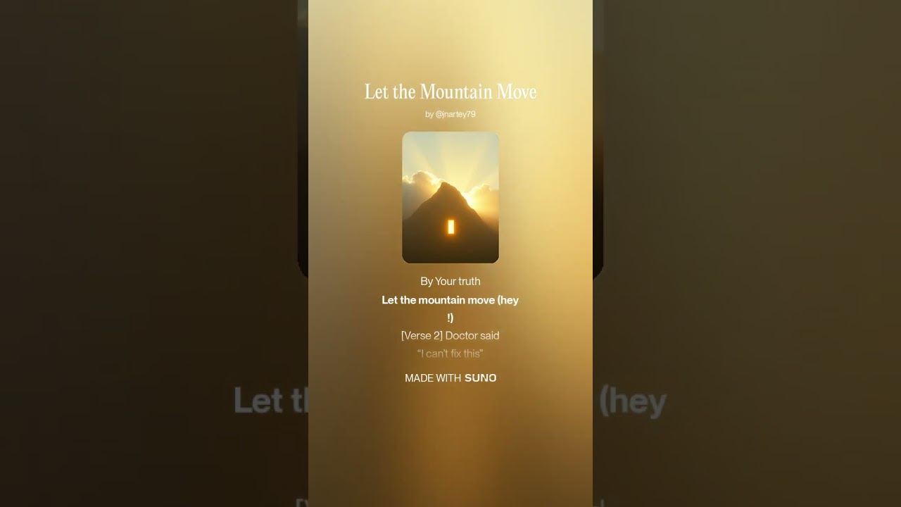 Let the Mountain Move (Song of Praise and Victory)