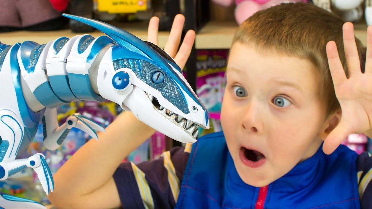 Roboraptor Blue Robot Dinosaur Toy for Kids Review by Kinder Playtime