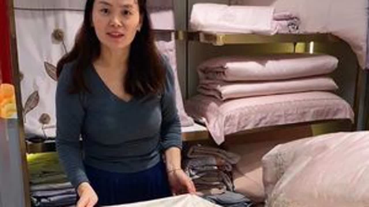 庐江绣溪园凡人居家纺， 16年老店了，这次店庆大促，老板娘准备了哪些便宜的床上用品？#家纺床上用品 #实体店