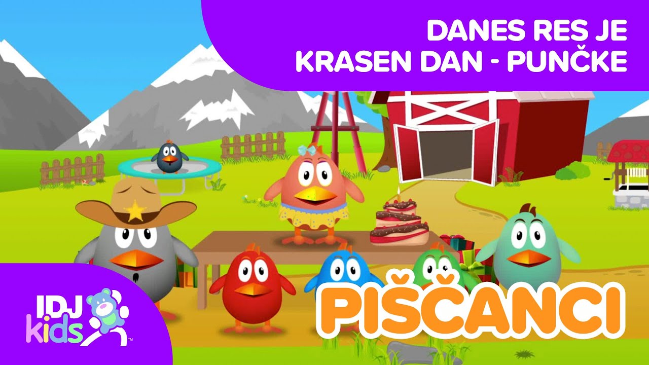 DANES RES JE KRASEN DAN - PUNČKE // RISANKA // @IDJKidsSI