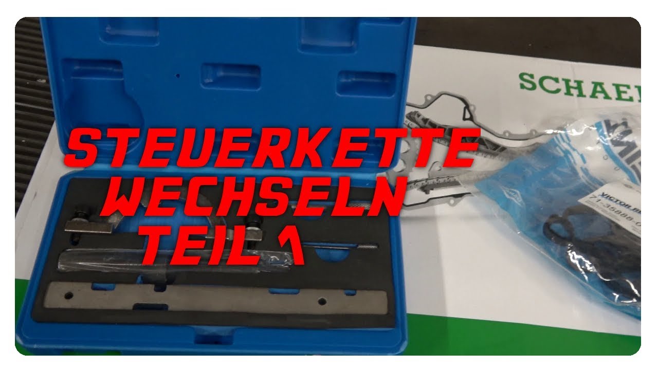 Opel Meriva A 1.4 16V  Z14XEP Steuerkettenwechsel Teil 1 - Vorwort & Vorarbeiten