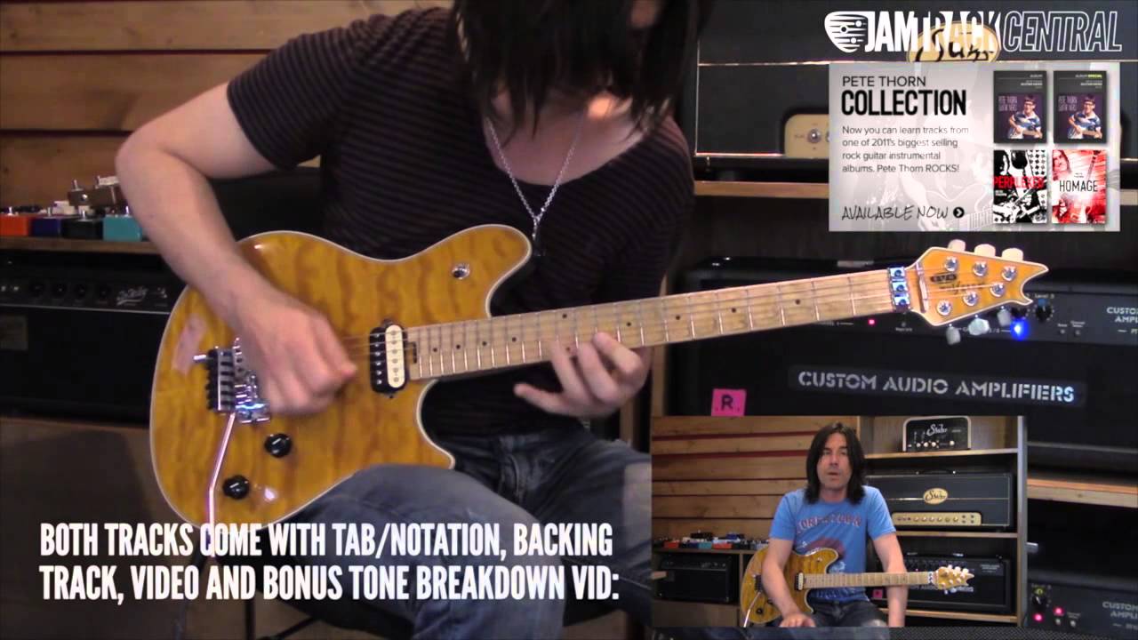 Pete Thorn Guitar Nerd "Homage" and "Perplexed" guitar lessons! JAMTRACKCENTRAL.COM