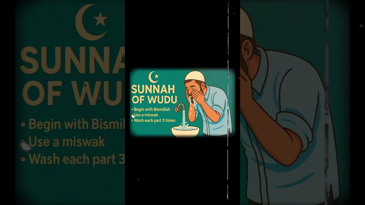 Sunnah of Wudu 💦 #shorts #youtubeshorts #sunnah #wudu #muslim #quran #islamicvideo #islam #allah