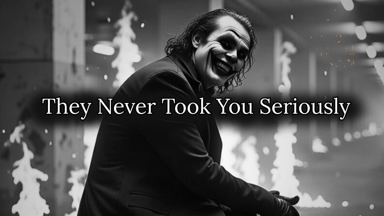 They Never Took U Seriously Until U Rewrote the Story | Joker Speech
