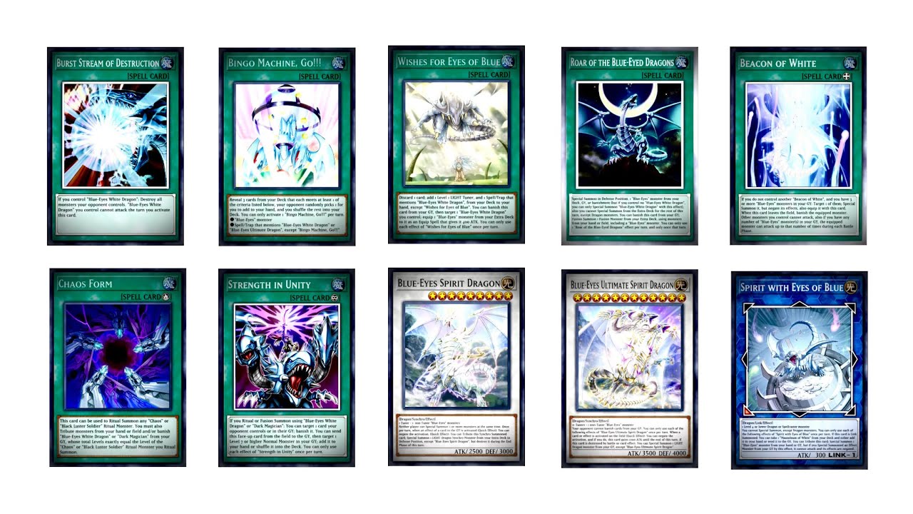 Every Card in Yu-Gi-Oh! Master Duel Pt. 4 - The Blue-Eyes Archetype (Ultimate Spirit & Spells)