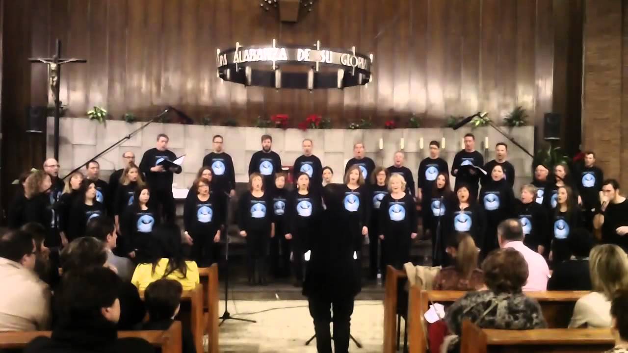 El pequeño tamborilero, Coral Santiago Apostol en Delicias 21dic14
