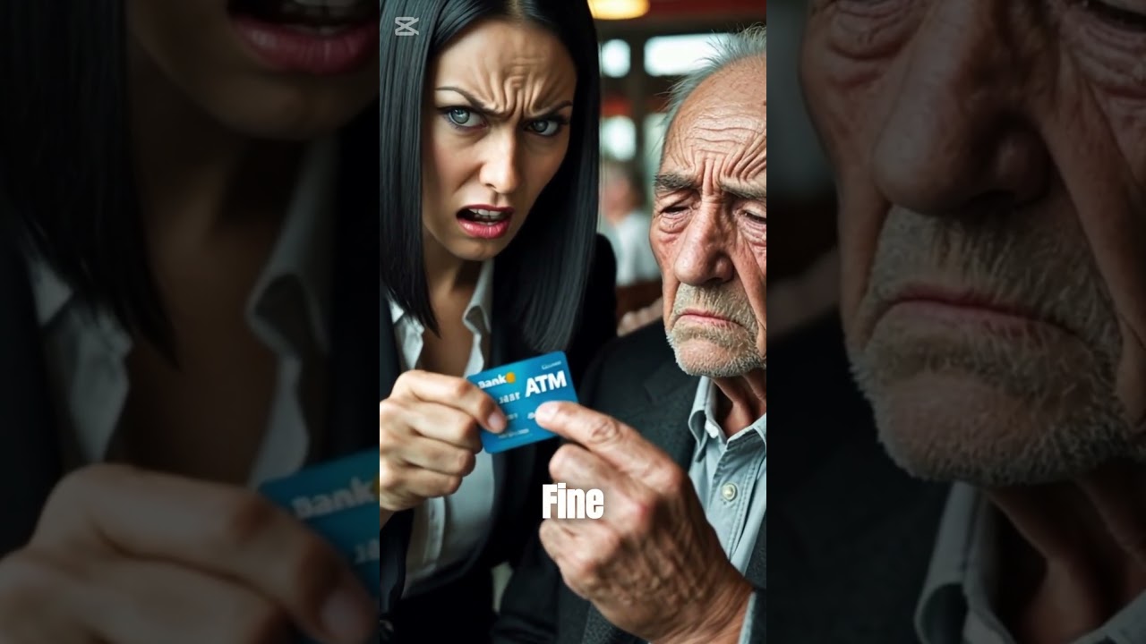She Abandoned Her Elderly Father at a Restaurant... Until She Saw This💔 | Emotional Life Lesson