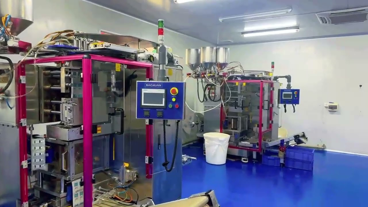 High speed multi lane special shape sachet packing machine