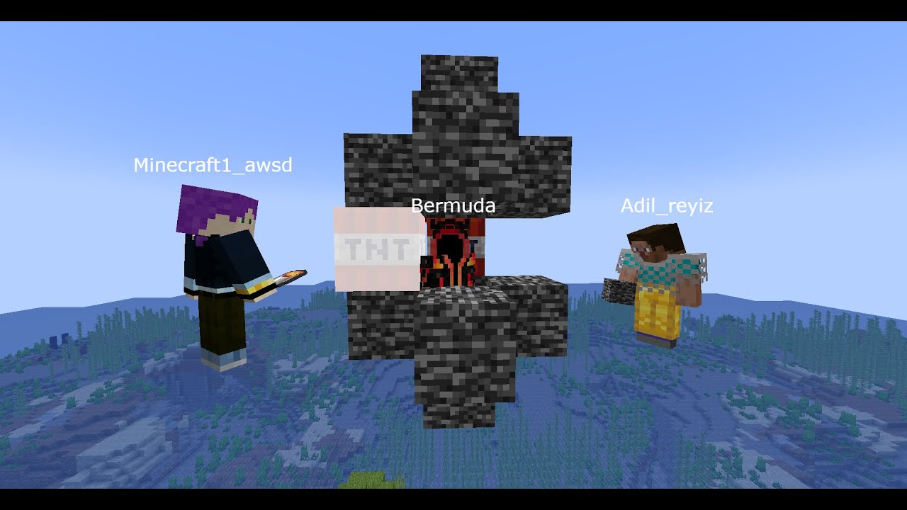 Minecraft Manhunt ama 2 arkadaşım beni TROLLüyor!