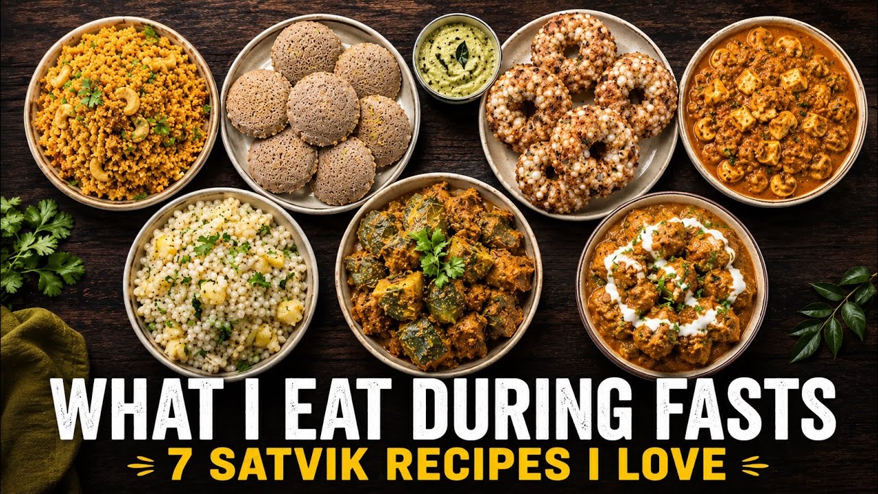 What I Eat in a Week | Navratri Satvik Meals & Fasting Recipes