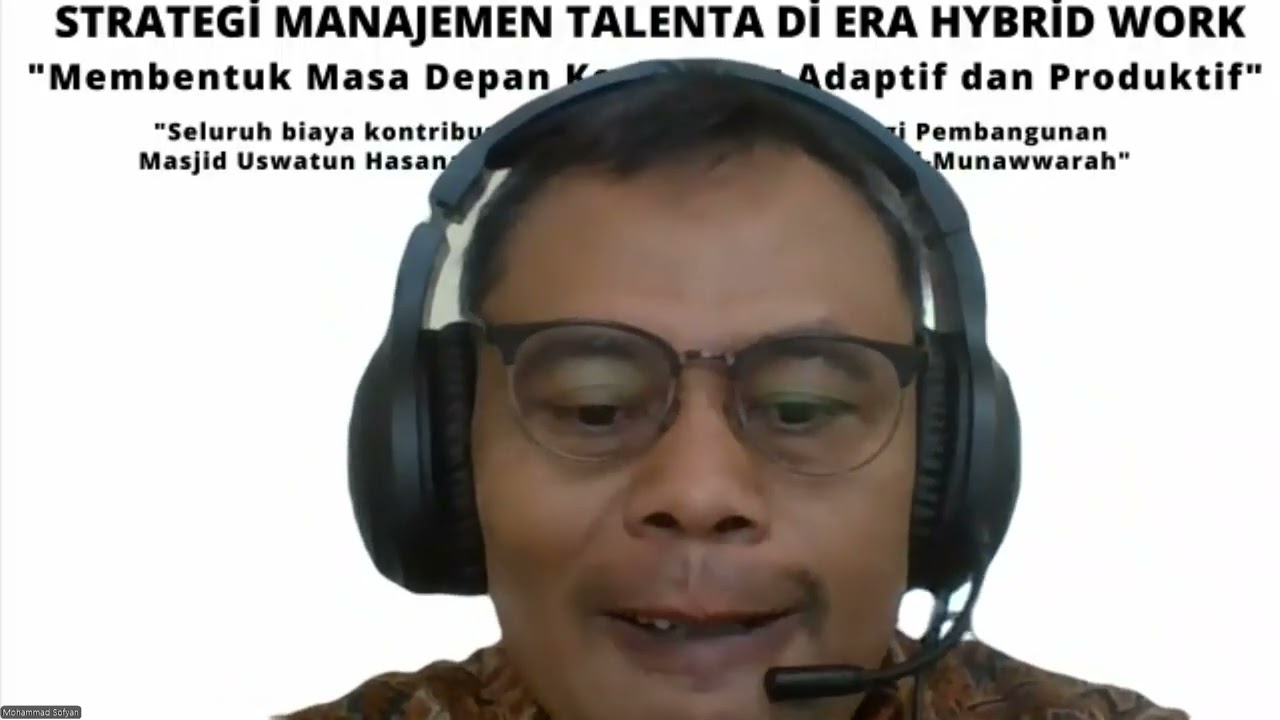 WEBINAR MSDM #4:  Strategi Manajemen Talenta di Era Hybrid Work
