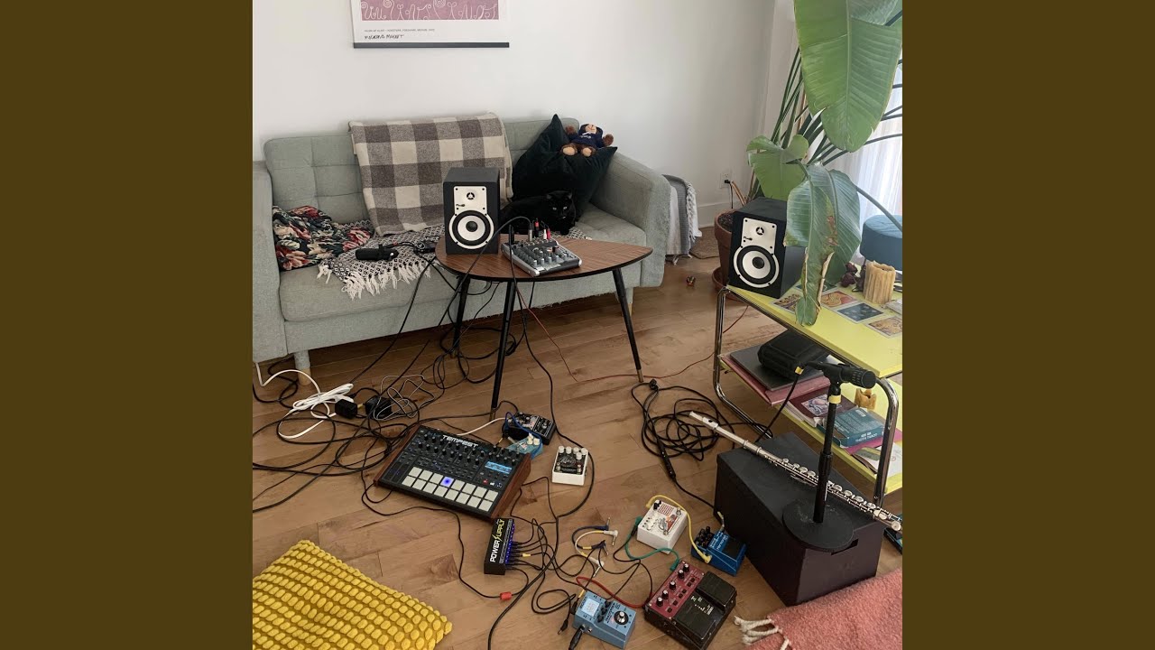 Calming simple guitar riffs, sliding synth guides, and a mysterious flute solo