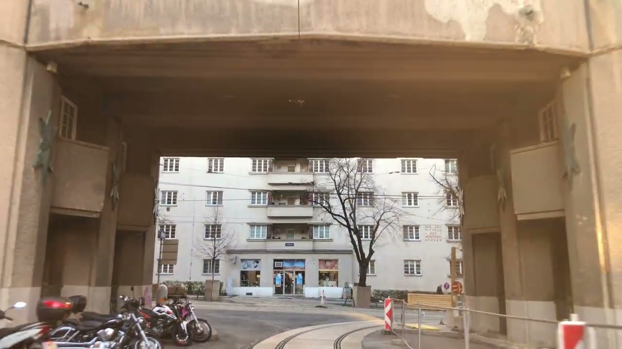Wiener Linien Tram 42 from Schottentor to Antonigasse on February 3, 2024