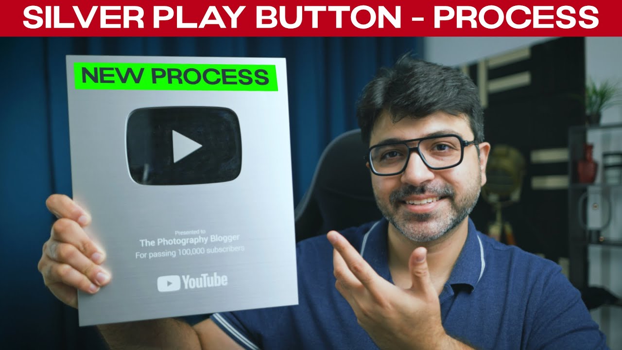 How to Apply Silver Play Button Award after 100k Subscribers