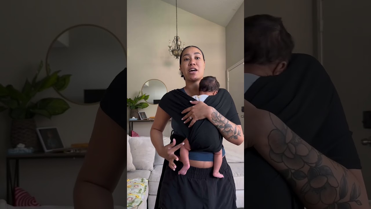 Baby Wrap Tutorial for Cozy Moms #babywraptutorial