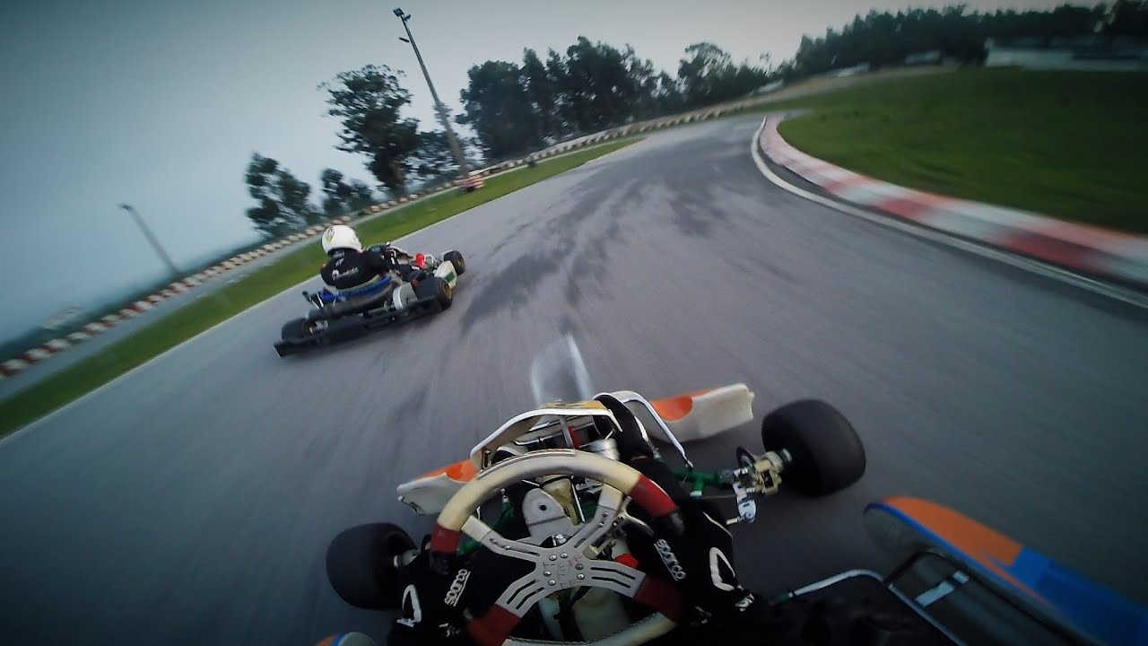 TonyKart X30 - Baltar Test 1 - Run 1 (Drying / reverse track)