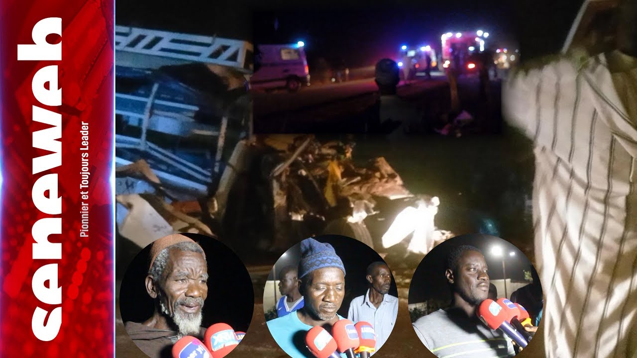 13 morts à Diourbel: Le film de l'accident raconté par des témoins