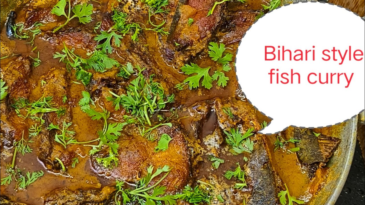 🐟Sarson ke tel aur desi masalon ka zabardast tadka – Bihari Style Fish Curry ka asli swad!😋