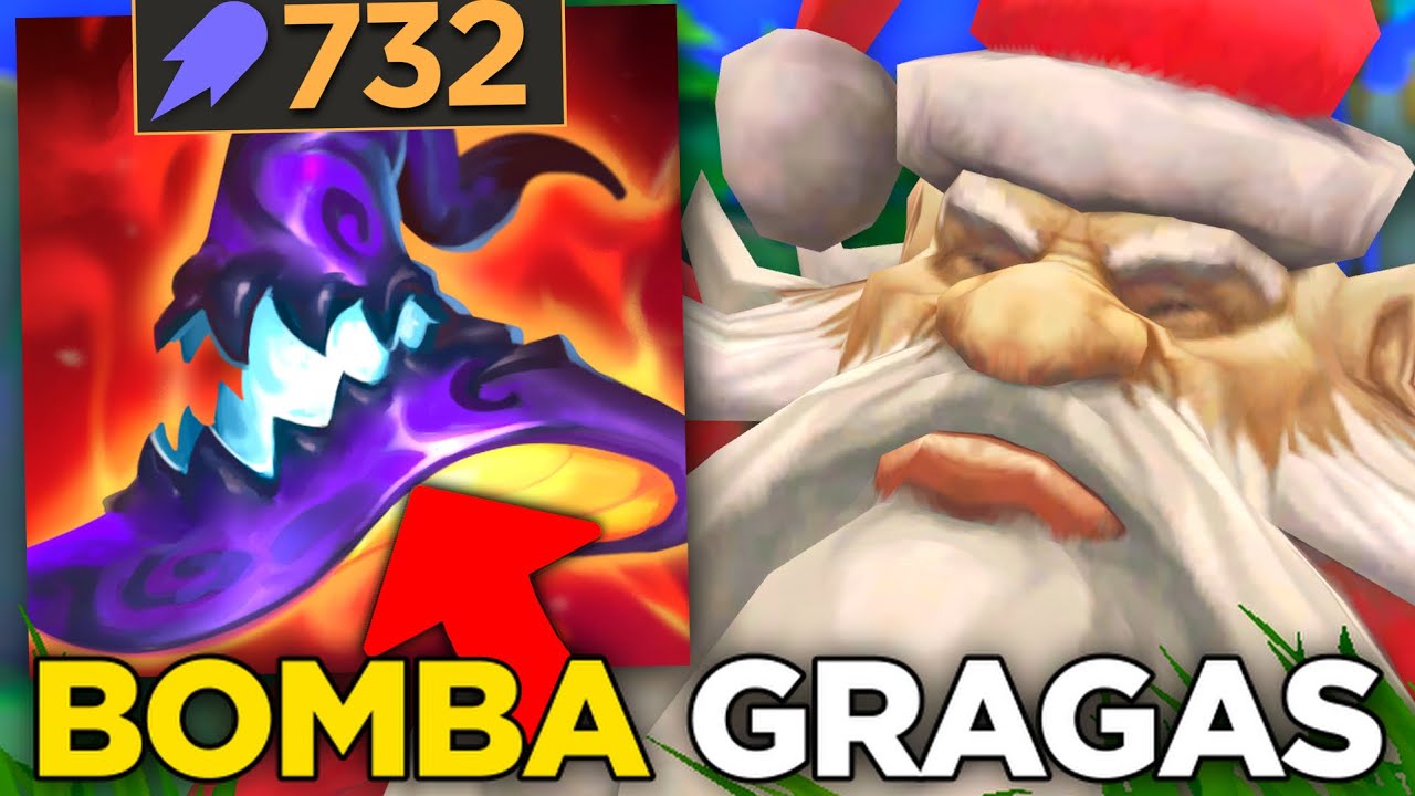 Gragas pod BOMBA robi zupełne 1v9 w League of Legends