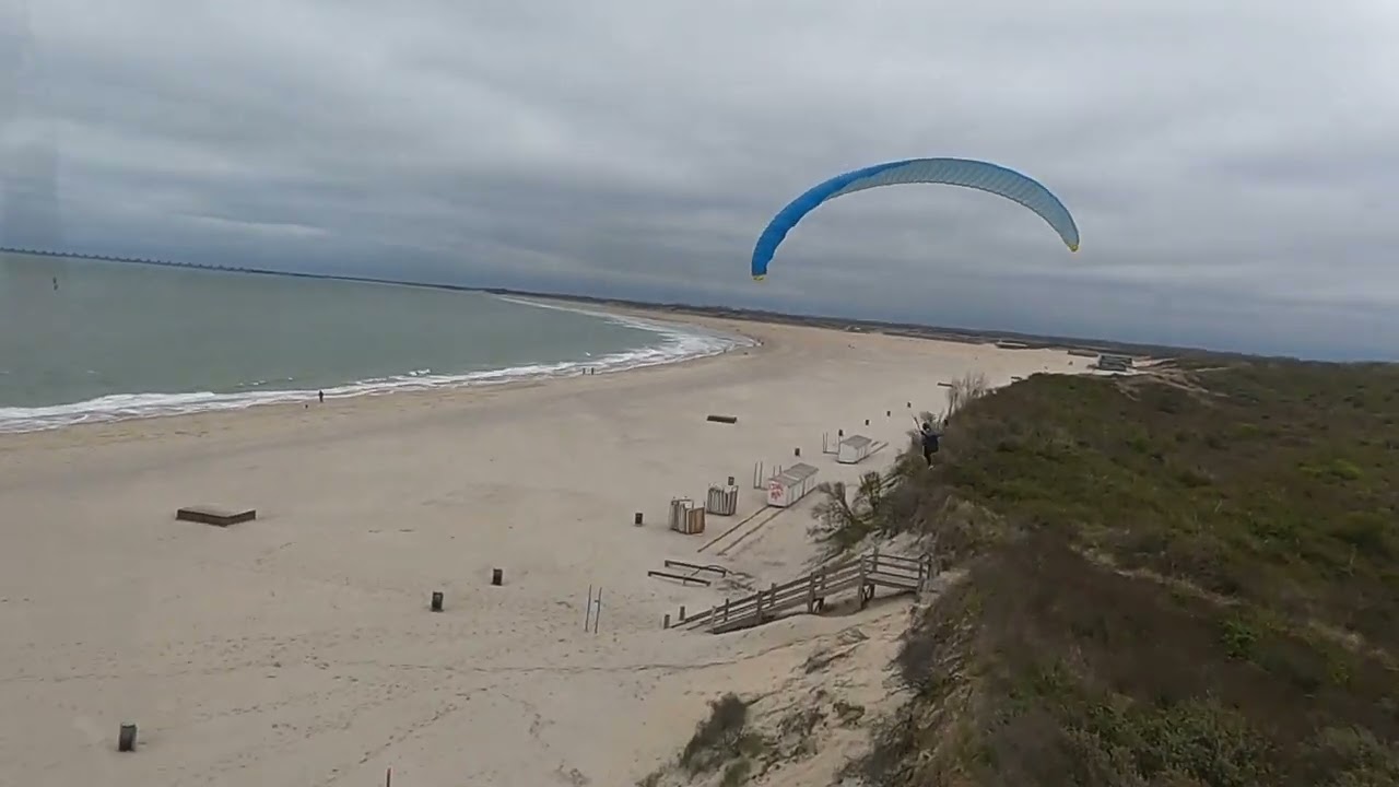Paragliding Dunes Soaring Vrouwenpolder Zeeland Family Flying TryFly&Smile