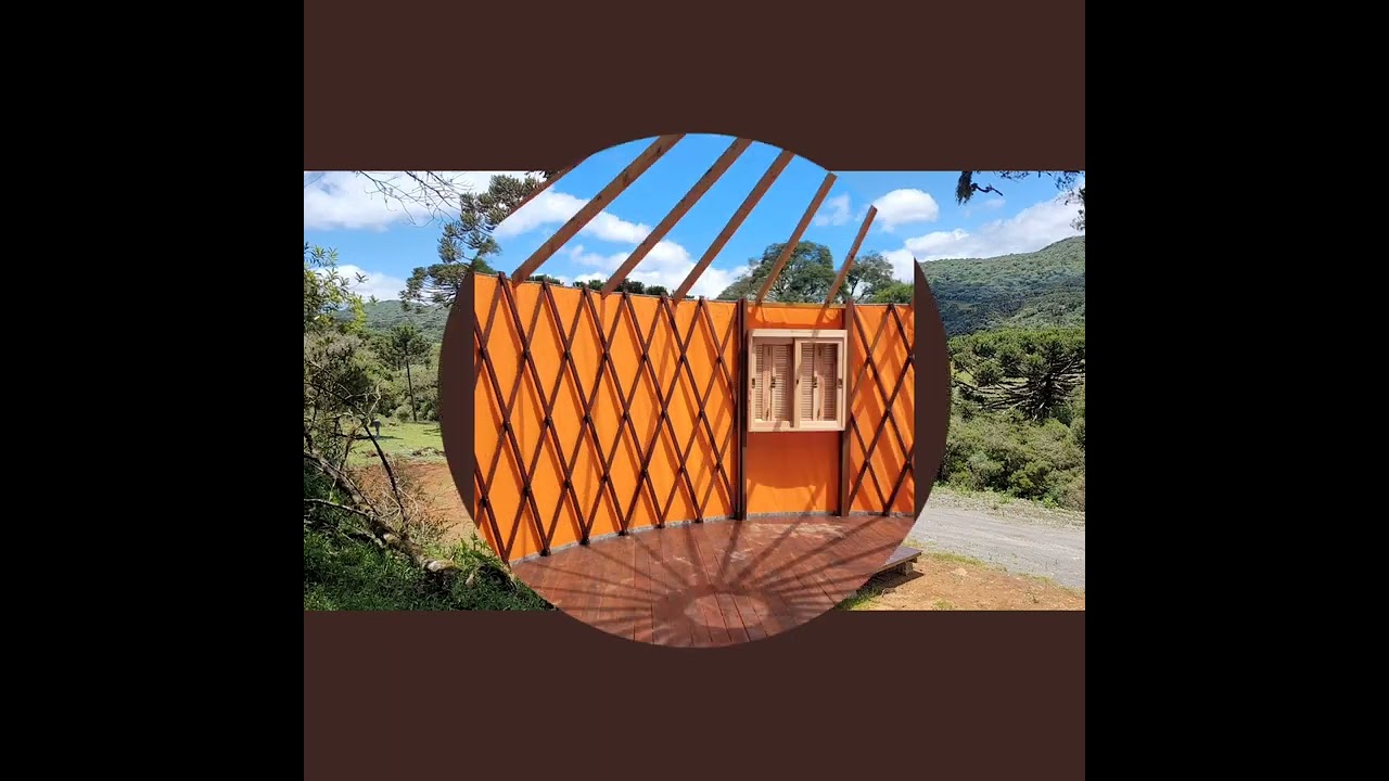 Montagem Tenda Yurt em Urubici-SC