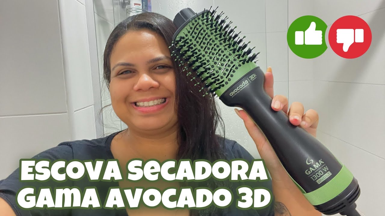 NÃO COMPRE ANTES DE ASSISTIR ESSE VÍDEO | Escova Secadora Avocado 3D GAMA.