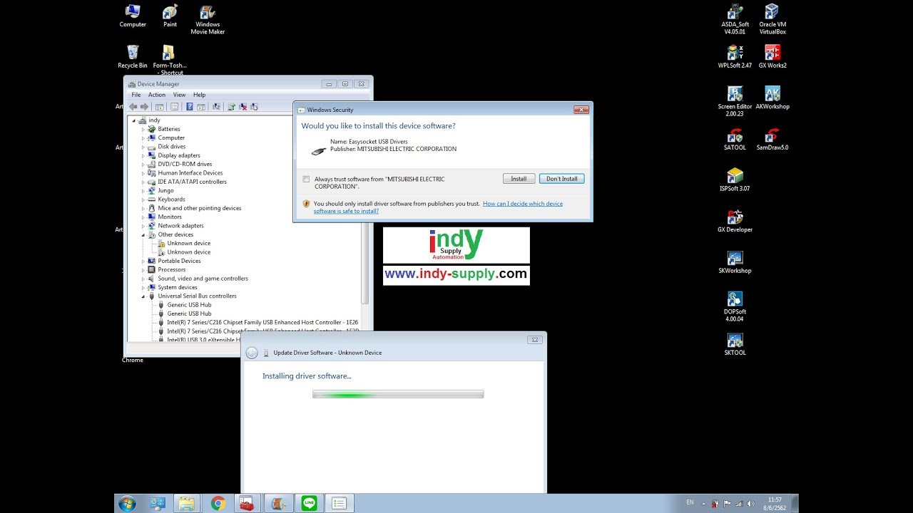 Install Driver USB Fx